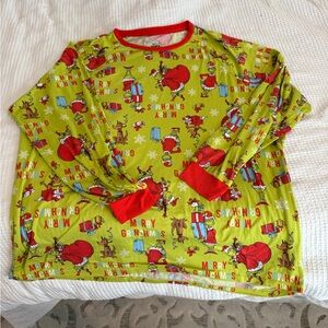 The Grinch “Merry Grinchmas” Christmas Pajama Set Size 3XL